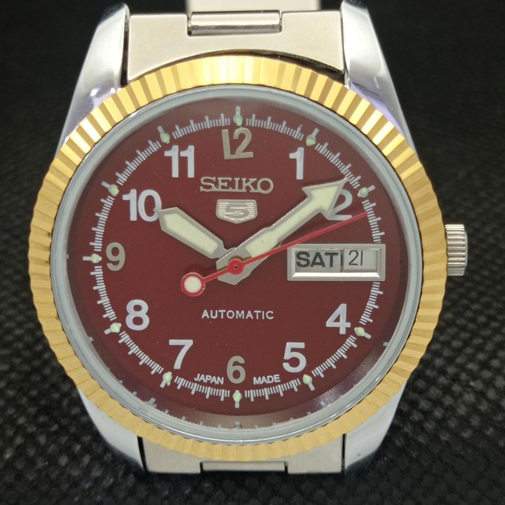 ВОССТАНОВЛЕННЫЕ ВИНТАЖНЫЕ МУЖСКИЕ ЧАСЫ SEIKO 5 PRESIDENT AUTOMATIC ИЗ ЯПОНИИ 575a-a304896-9