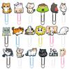 Набор скрепок с персонажами Sanrio: Большие, Цветные Студенческие Канцелярские Товары и Креативные Закладки для Страниц