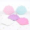 10Pcs 76*58mm Glitter Dot Print Shell Padded Appliques for DIY Cake Topper & Baby Headwear BB Clip Accessories Decor Patches