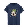 Womens/Ladies Minnie Mouse Happy Christmas Cotton Boyfriend T-Shirt