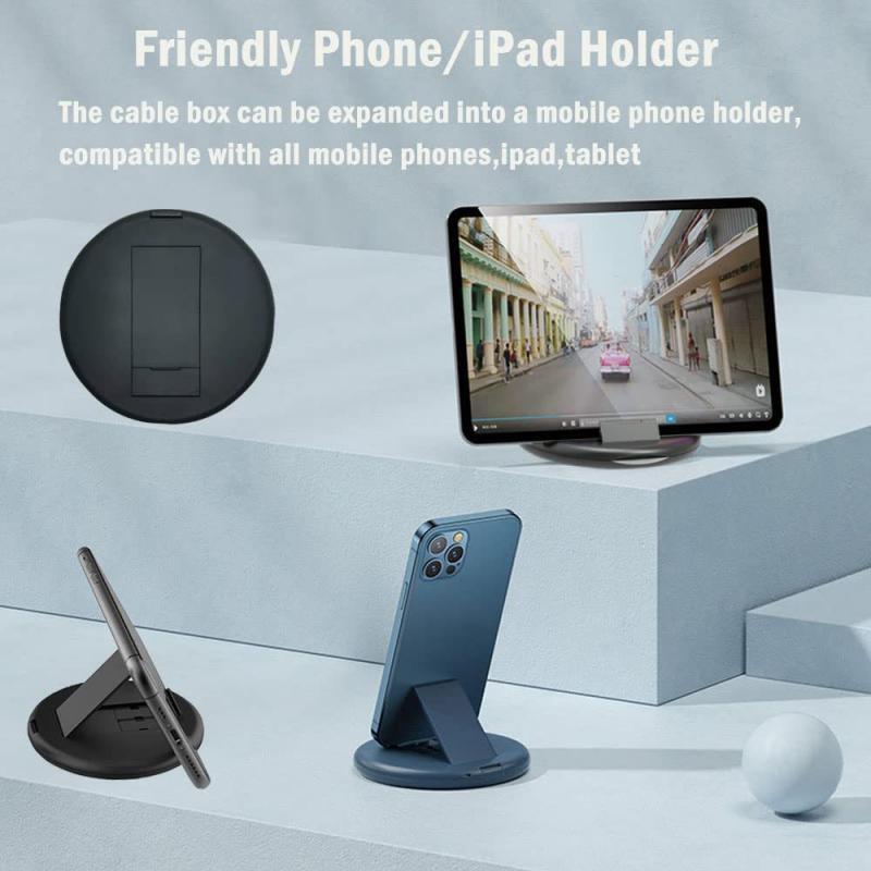 HdooLink 5 в 1, 60 Вт, кабели для быстрой зарядки, Type-C, кабель для передачи данных мобильного телефона, USB-зарядное устройство, коробка для хранения, комбинированный набор кабелей для передачи данных для Huawei Xiaomi