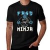 FASD Ninja Finance and Administrative Services Department T-Shirt Boys Whites Korean Fashion Men's Cotton T-shirt