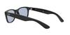 Ray-Ban RB2132F 601/64 55 Солнцезащитные очки NEW WAYFARER - Черный / Сине-серый Низкая посадка на переносице