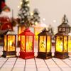Christmas Portable Oil Lamp Santa Claus LED Night Lights Battery Powered Indoor Outdoor Hanging Lanterns Festive Party Decoratio