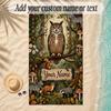 Animals Theme Soft Beach Towel Personalized Custom Name Text Towel Portable for Beach Pool Travel