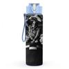 1PC Space Astronaut Moon Dark Scene Print 750ml Color Plastic Sports Water Bottle Leakproof Flip Straw Lid Suitable for Sports Office Home Use