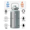 1900ml Vacuum Insulated Large Capacity Thermos Water Bottle, Keeps Drinks Hot or Cold, Includes Straw, Compatible with Direct Drinking Sports Drinks,