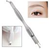 Серебряная полупостоянная ручка для микроблейдинга бровей для макияжа, ручная ручка для татуировки