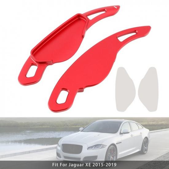 Steering Wheel Paddle Shifter Extension For Range Rover Jaguar Aluminium Red