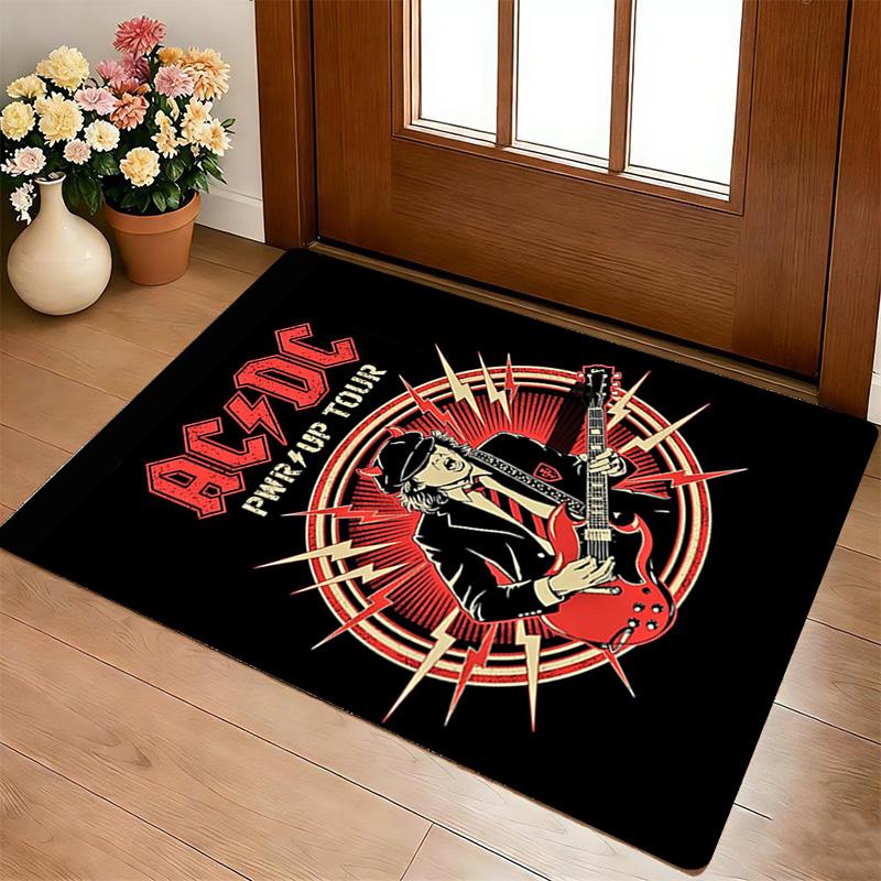 Acdc Tour Living Room Nonslip Area Rug Soft Carpet For Bedroom Game Playroom Sofa Office Home Decor Doormat Christmas Gift C9302959