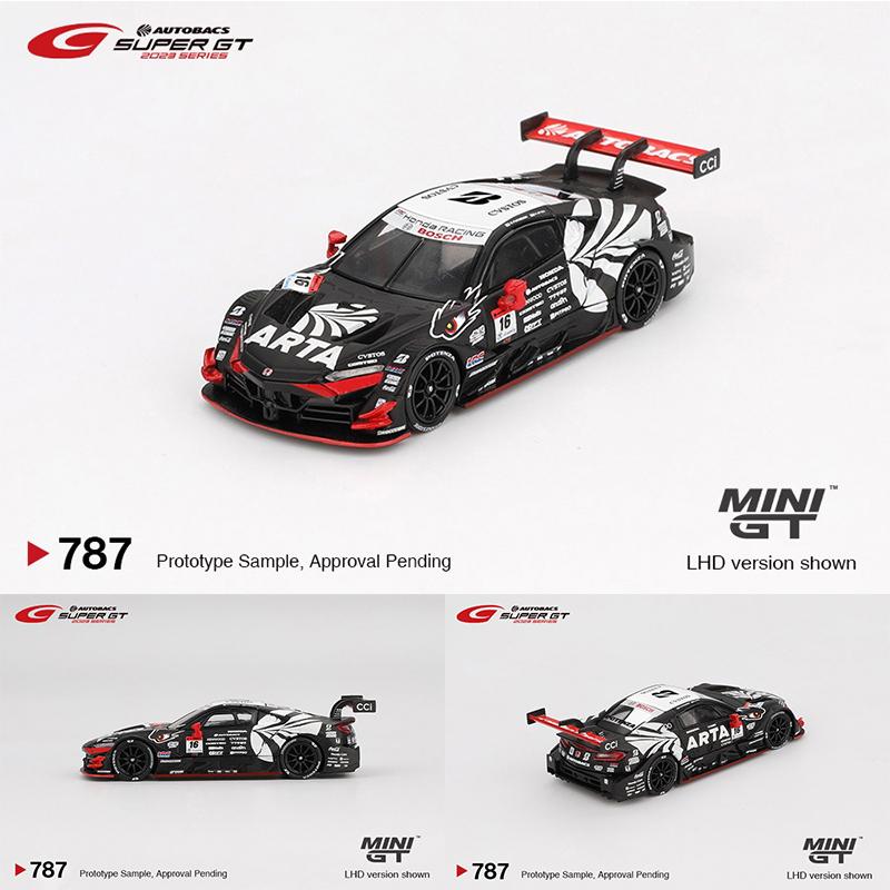 UBSB9 MINIGT In Stock 1:64 Honda NSX GT Type S GT500 #8 #16 #64 Diecast Car Model Collection Toys 786 787 992