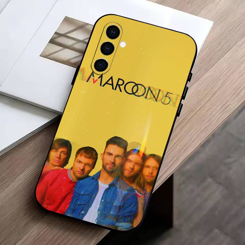 M-Maroon 5  Phone Case For Samsung Galaxy A73,A72,A71,A70,A53,A52,A51,Others Soft Black Cover