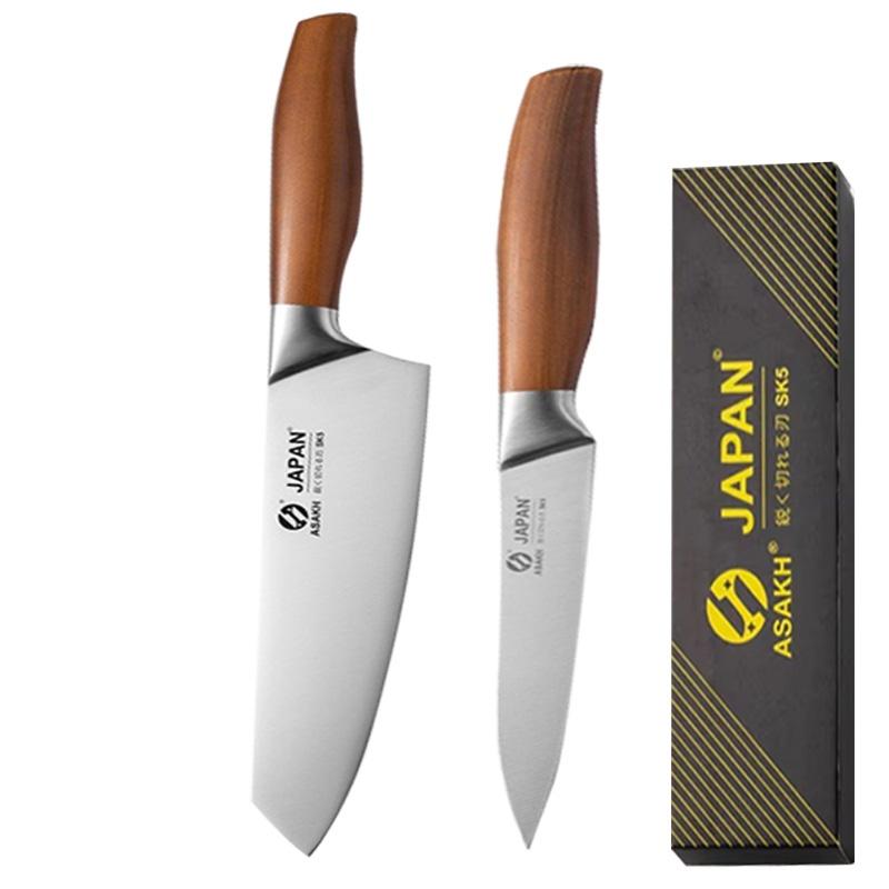 WXCOO Professional Japanese Kitchen Knife Set Kitchen Accessories Meat Cleaver Boning Knife Fruit Utility Knife Cooking Chef