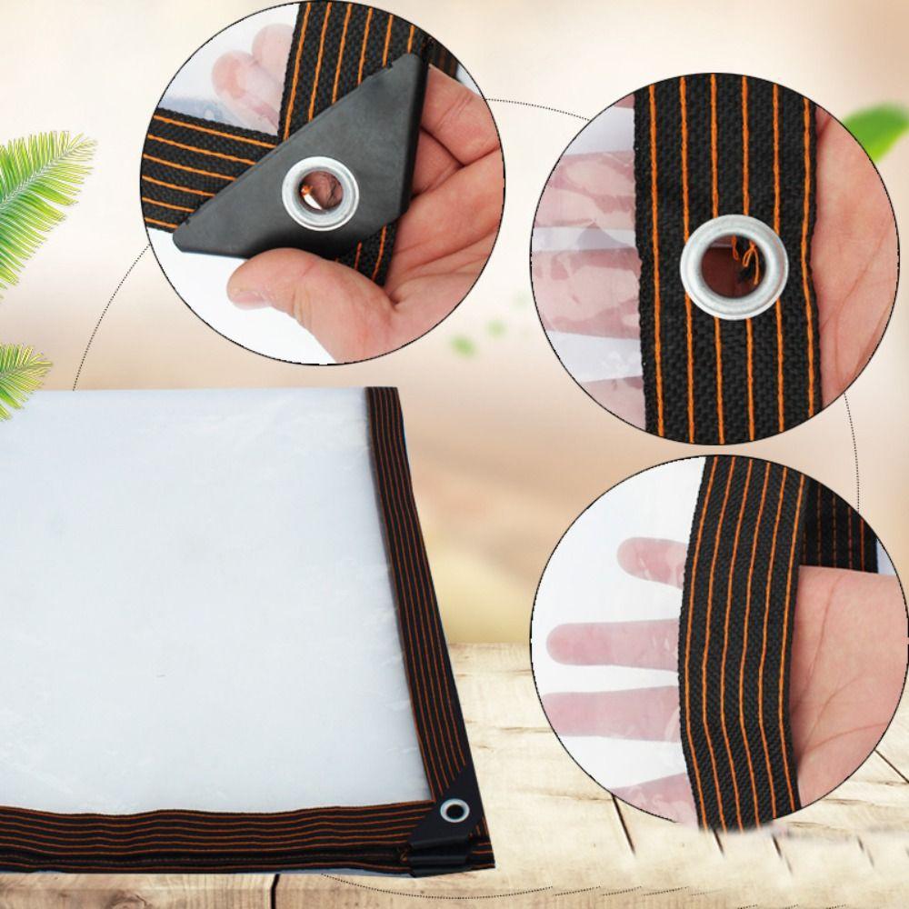 Прозрачный Водонепроницаемый Брезент Брезент Терраса Растение Изоляционная Палатка Балкон Тент Брезент