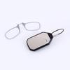 Ultra-Thin Foldable Pince-Nez Reading Glasses with Keychain - Unisex Portable Card-Style Design