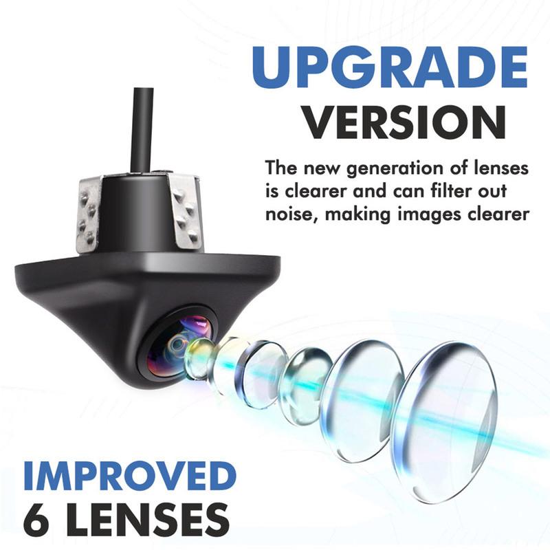 AHD 4K CCD 180 Degree Fisheye Lens Car Rear Side Front View Camera HD Wide Angle Reversing Backup Camera Night Vision Waterproof