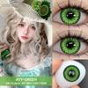 Eyeshare 1 Pair Green Color Cosplay Lens Hot Sale Contact Lenses for Role Playing Anime Eye Makeup Halloween Softlens