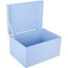 Boîte De Rangement En Bois Bleue Creative Deco XXL | 40 X 30 X 24 Cm | Avec Couvercle