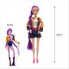 %%~Kpop Demon Hunters 30cm Action Doll Toy Set Rumi Mila Zoe Girls DIY Plastic Children's Birthday Gift Halloween Theme