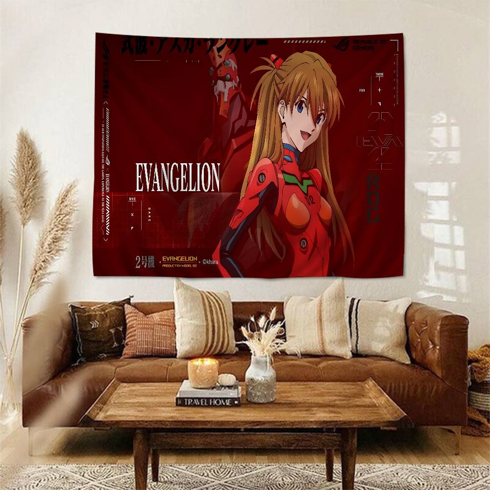 Hot NNeon GGenesis EEvangelion DIY Wall Tapestry for Living Room Home Dorm Decor Wall Art Decor