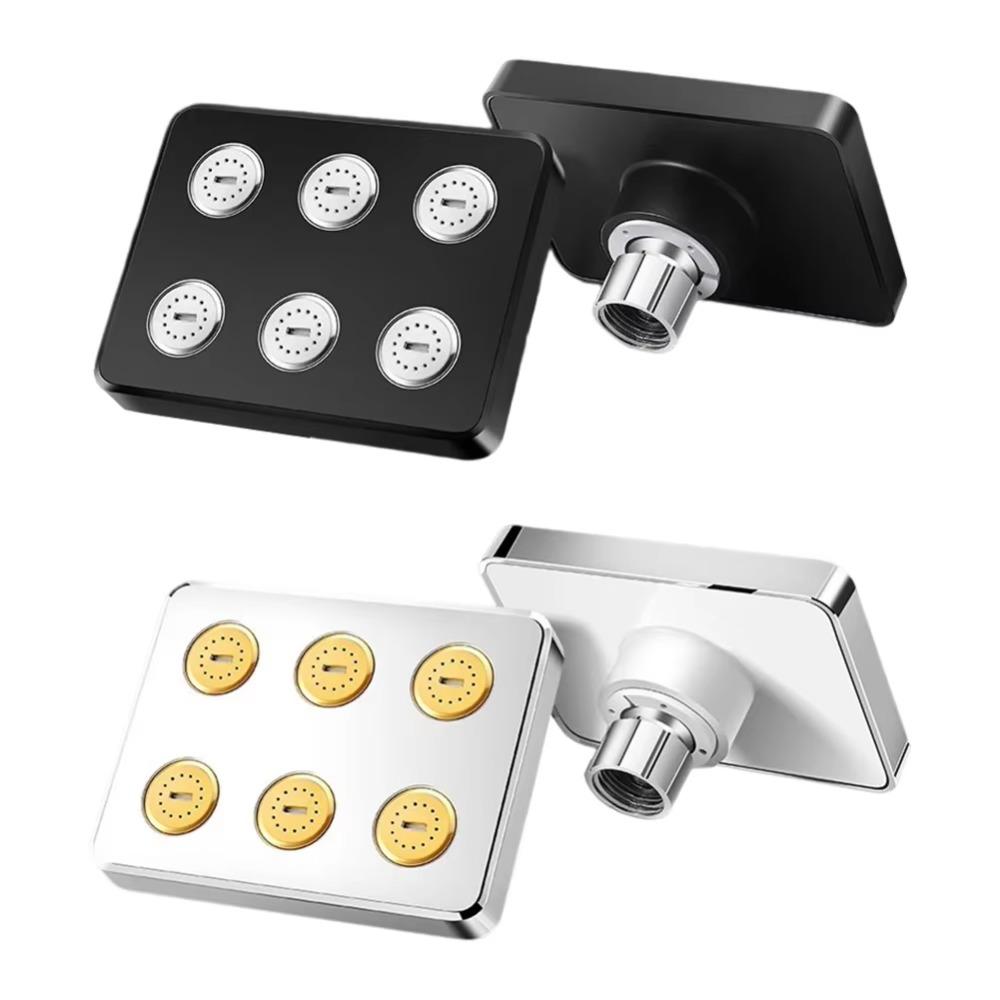 360° Rotating Top Spray Shower Head Wall-Mounted Shower Replacement Bath Shower Head  Home