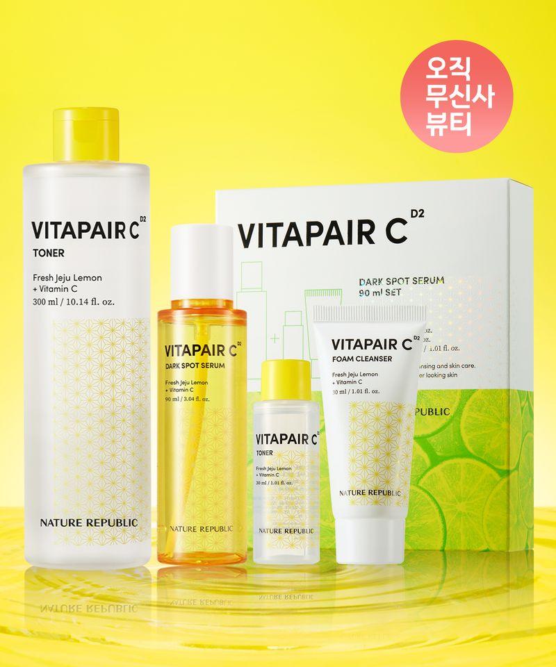 VitaPair C Toner + Blemish Serum 90ml Large Size Special Set