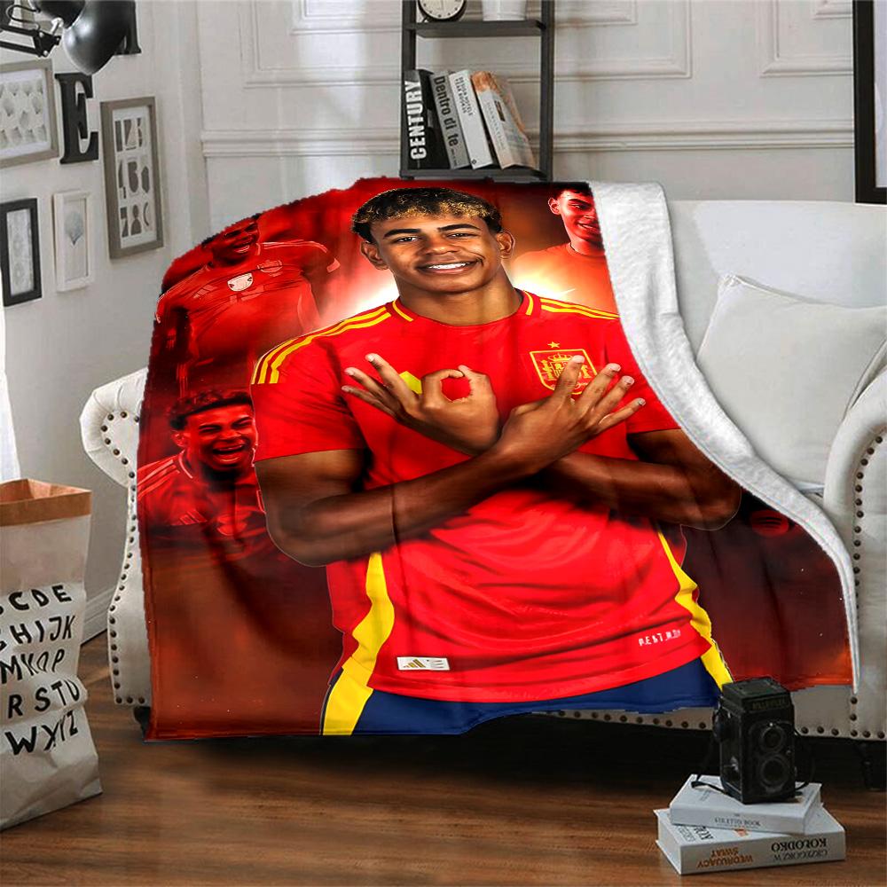 1pc Yamal5 Blanket, Gift, for Men and Women, Soft Blanket, Good for Sofa Bed Couch Travel, Lightweight Flannel Blanket