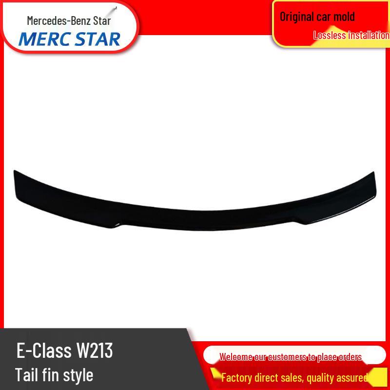 AMG Style Spoiler Wing for 16-21 Mercedes-Benz E-Class W213, Punch-Free Installation