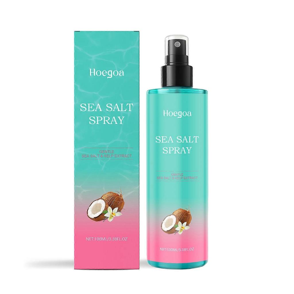 Sea Salt Hair Spray - Nourishing, Moisturizing & Oil-Control for Shiny, Smooth Hair - No-Rinse, Lightweight, Suitable for All Hair Types - 100ml