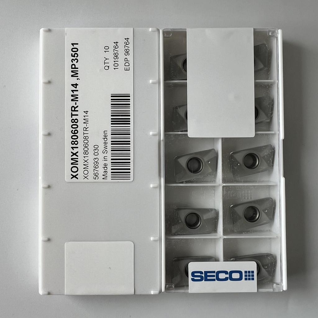 SECO / XOMX180608TR-M14,MP3501 / Original genuine CNC alloy blade 10 Pcs