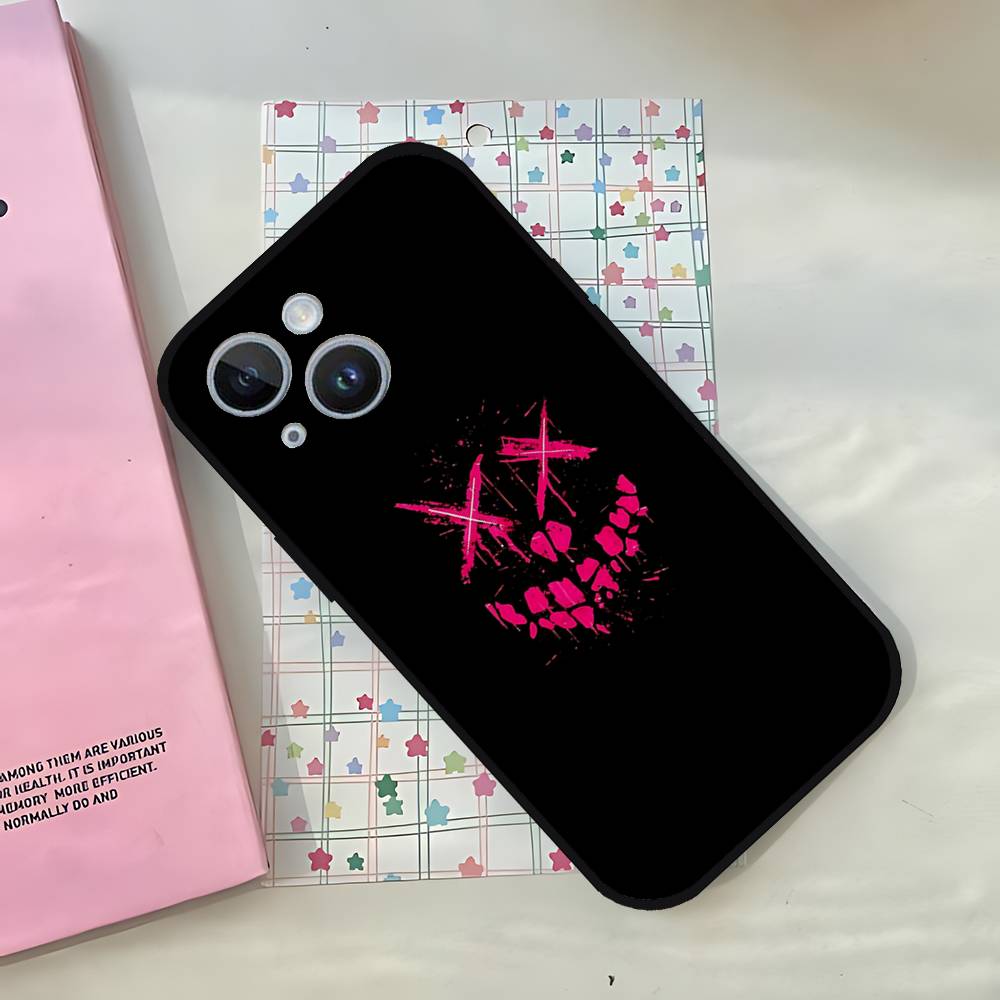 Чехол для телефона D-Devils-faces-S Для IPhone 1716 15 14 13 Pro Max 11 12 Mini X Xs XR Черный Силиконовый Чехол