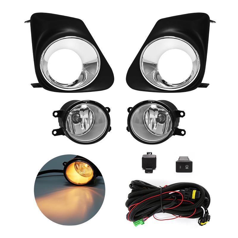 Для Toyota Corolla Altis 2011 2012 2013 Противотуманные фары Дневные ходовые огни Хромированные провода Реле переключателя