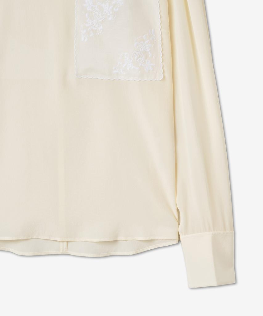 CHLOE Round Neck Shirt - White / Chc22Sht23004115