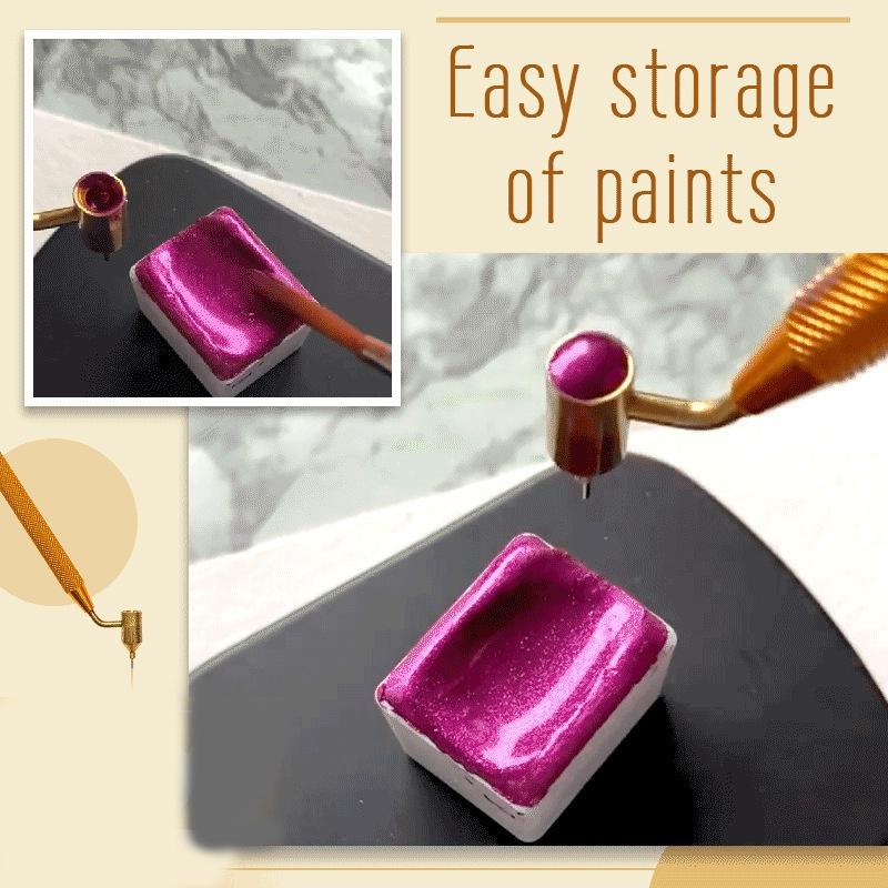 Detailing Fine Line Fluid Writer Paint Applicator Pen Slanting Precision Ruling Pen for Rock Chips Car Scratch Repair Touch Up