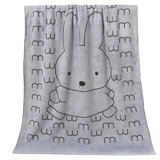 Банное полотенце Сильная впитываемость воды Быстросохнущее Мультяшный принт Комфорт Дети Впитывающее полотенце для душа Принадлежности для ванной