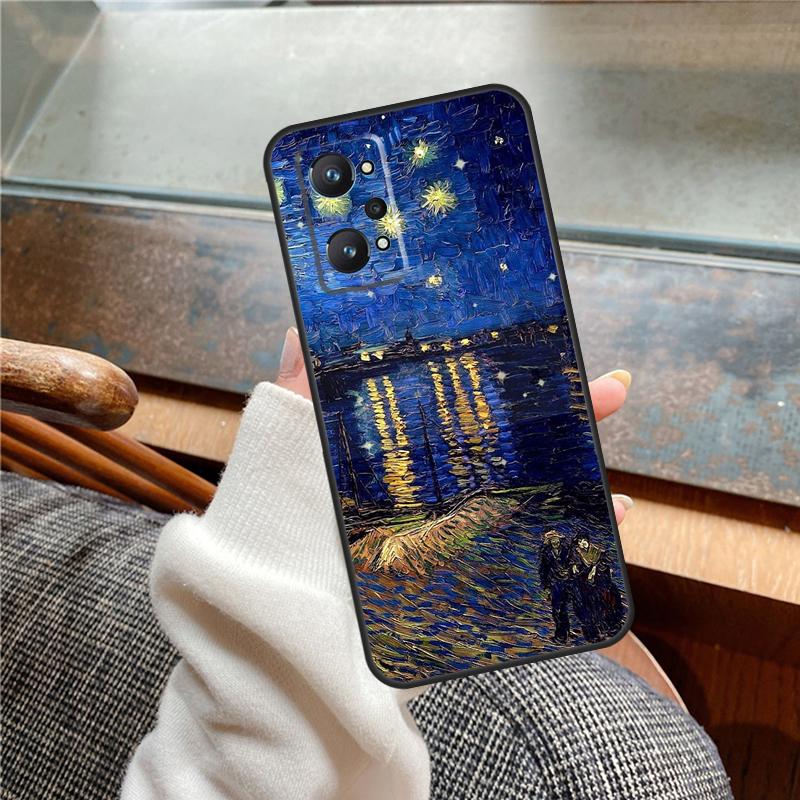 Картины Звездная ночь Ван Гог Чехол Для Realme 13 Pro Plus 11 12 14 C71 C75 C55 C51 C53 C25 C63 C61 C65 C67 GT6 GT7 15 Pro