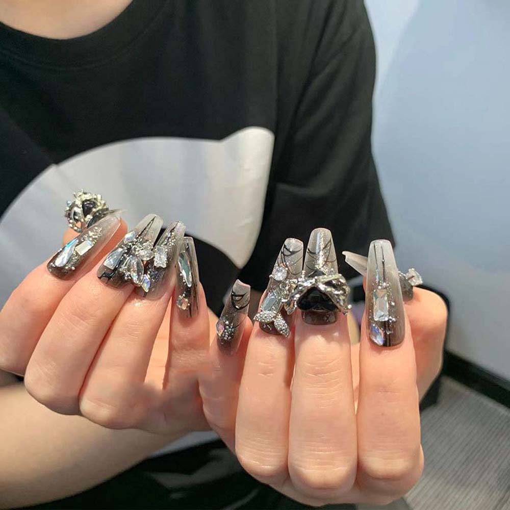 5 шт./набор Принадлежности для ногтей Хэллоуин Сердечки Украшения для ногтей Маникюрный материал Шармы для нейл-арта Хэллоуин Сердечки Аксессуары для ногтей