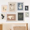 Милый кролик птица гуси леопард собака детская настенное искусство холст скандинавские постеры и принты настенные картины декор детской комнаты для малышейживопись