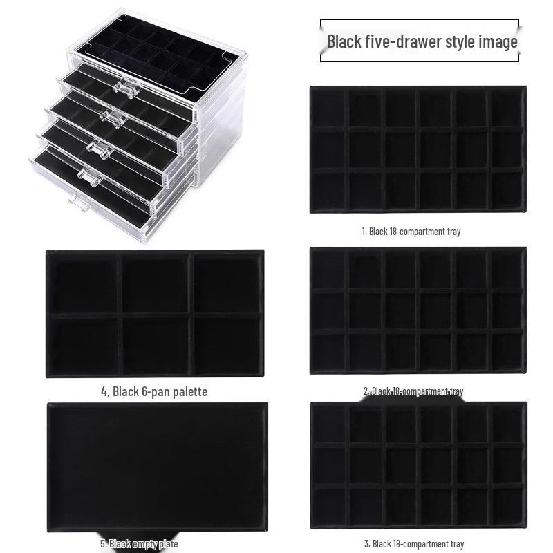 Многоярусная шкатулка для украшений для серег и мелких предметов - Домашнее хранение и организация