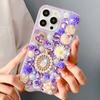 Glitter Bling Floral Phone Case For VIVO V50 Lite Pro V50E V29E V40E V30E V27E 4G 5G 3D Rose Pearl Rhinestone Cover Girls Gift