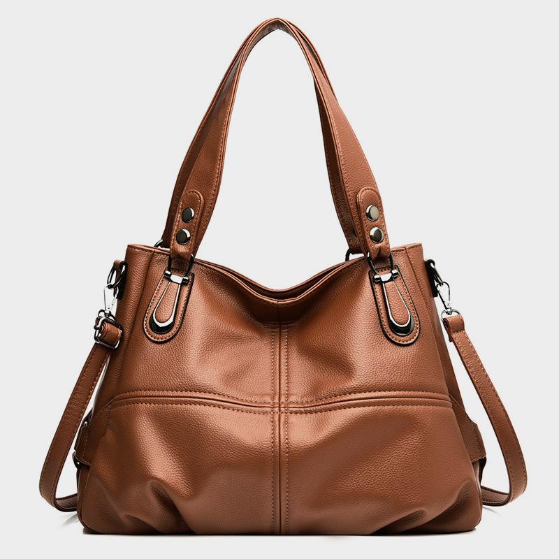 Retro women's shoulder bag new casual large-capacity portable tote bag versatile practical commuter messenger bag