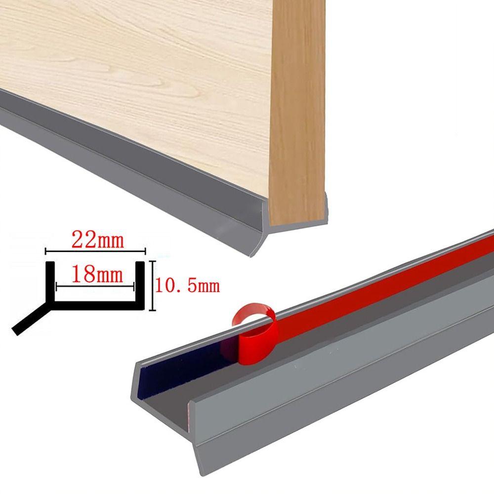 Silicone Draught Excluder Soundproof Weather Stripping Door Bottom Sealing Strip  Living Room