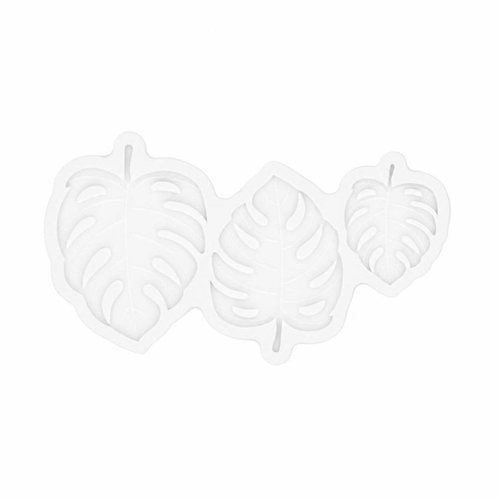 Non Stick Monstera Leaf Mold Flexible Cake Decorating Mold Fondant Mold Polymer Clay Resin Soap