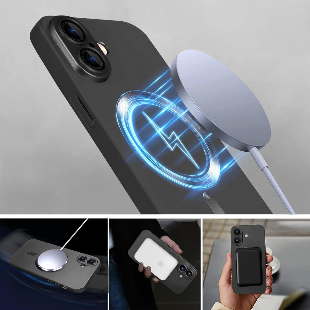 iPhone 16 Case, ColorMag, for MagSafe, Black
