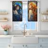 Goddess of Sun and Moon Printed Curtain for Home Decor - Rod Pocket Window Treatment for Bedroom, Kitchen, Living Room