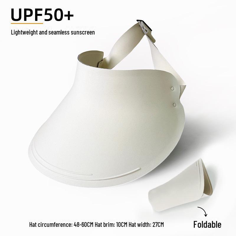 Женская бесшовная солнцезащитная шляпа: Большие поля, ажурный верх для езды на велосипеде весной и летом