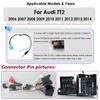 Hizpo 10,33-дюймовый 2Din Android Авторадио GPS для TT MK2 8J 2006-2014 Автомобильный радиоприемник Интеллектуальный экран Мультимедийный видеоплеер Головное устройство Carplay 4G