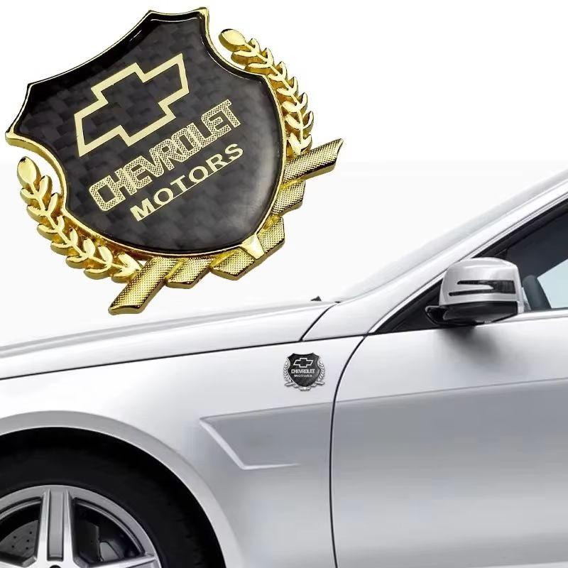 Углеродное волокно для Шевроле Сплав Автомобильный Крыло Боковой Значок Trax Aveo Silverado Cruze Malibu Optra Lacetti Sail Наклейка на Окно