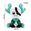 Medkit Plushie BUll Horned Demon Anime Peripheral Cotton 25cm Soft Doll Cute Room Decoration Collection Kids Toys Birthday Gifts