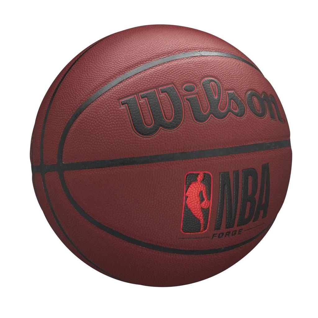 Wilson NBA FORGE Basketball Size 6 Diameter Crimson WTB8201XB06, Indoor/Outdoor Use, / Approx. 23.2cm,